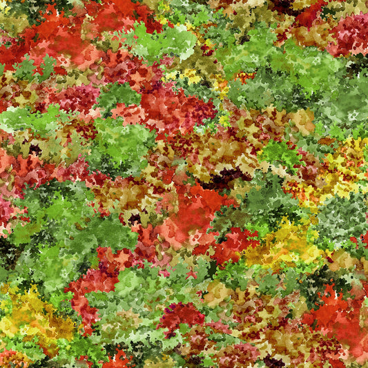 Oasis Fabrics Tahoe Leaves 5939-01 Multi