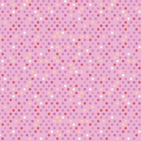 3112 Benartex Designer Fabrics Dazzle Dots 2 Pink 16206-22