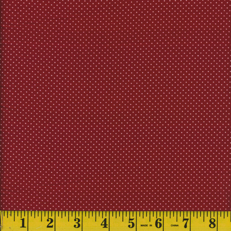 Mook Pin Dots 119483 Burgundy