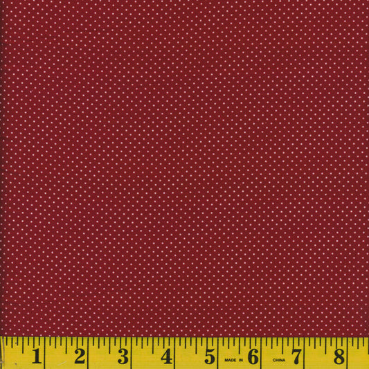 Mook Pin Dots 119483 Burgundy