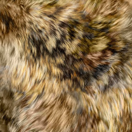 QT Fabrics Majestic Wolves Fur 1649-28228-A Brown