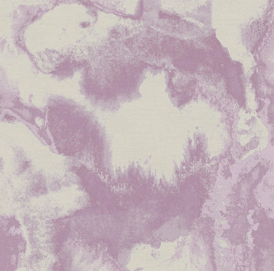 Paintbrush Studio Fabrics Polished Marble Dusty Purple White 120-21884