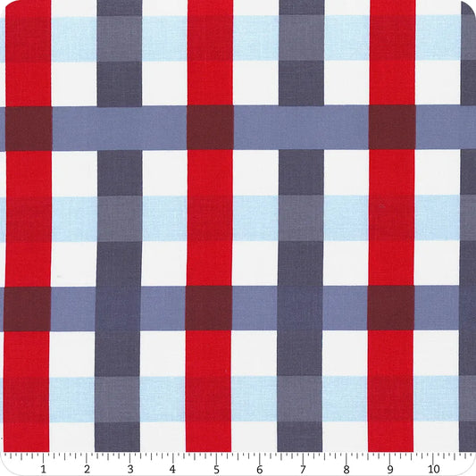 Riley Blake Picadilly Buffalo Plaid White C11896