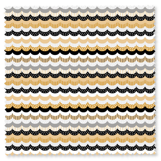 Felicity Fabrics Dotty Flora in Licorice Waves 610020