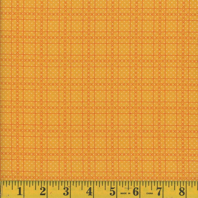 1744 Mook Fabrics Sunflower Pin Dot Yellow 129747