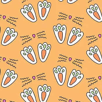 Andover Hoppy Easter Bunny Feet by Kim Schaefer A-502-O