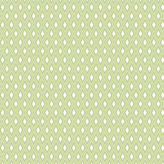 Benartex Adorable Alphabet Snuggle Diamond Leaf Green 10448-44