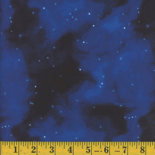 1763 Mook Fabrics Galaxy Navy 121192