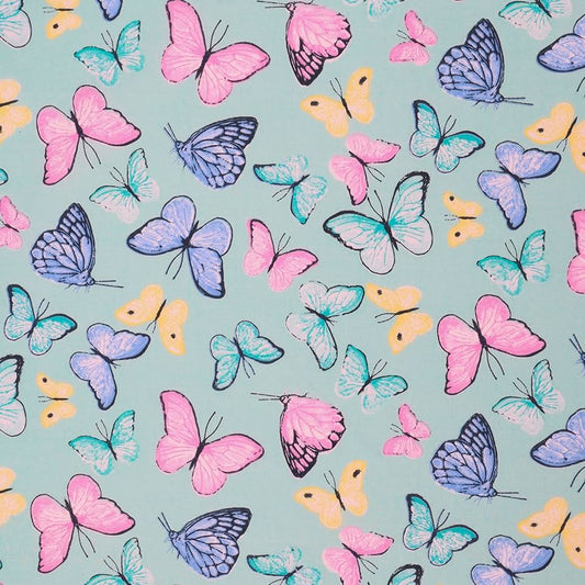 1780 Butterfly Aqua 103942