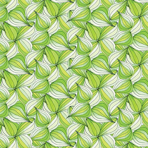 Benartex Fantasy Garden Pods Lime 13241-41