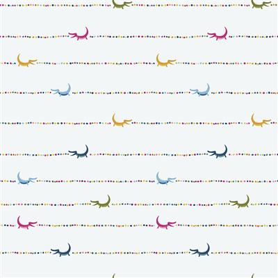 Clothworks Crocodile Smiles Croc Stripe Multi Color Y3393-55