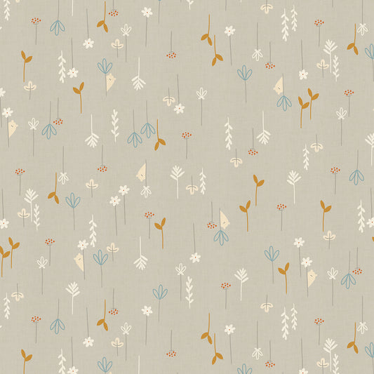 Cotton + Steel Dear Friends Hide and Seek Pebble AE102-PE3U