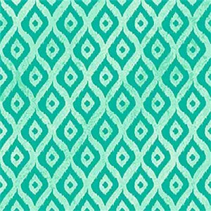 Clothworks Stitch Witches Tuli Ogee Light Green Y3292-20