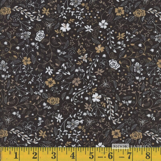 1855 Mook Fabrics Faux Metallic Gold 138253