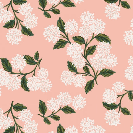 Cotton + Steel Meadow Hydrangea Blush Lawn Fabric RP201-BL5L