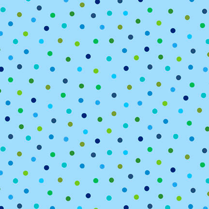 1893 P&B Textiles What A World Multi Polka Dot WAWO05984BT