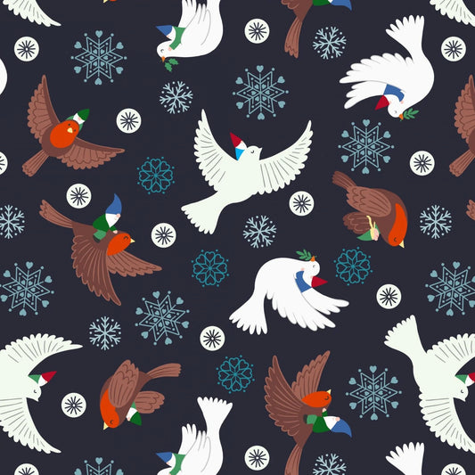 Lewis & Irene Hygge Glow Flying Glow Tomte Glow In The Dark Charcoal