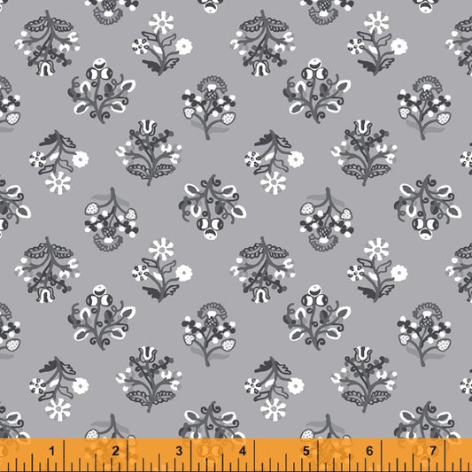 Windham Isobel Embroidery Gray 52981-2