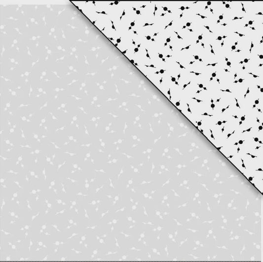 1901 P&B Textiles Timeless Ramblings White on White Tossed Dots RA1405515W