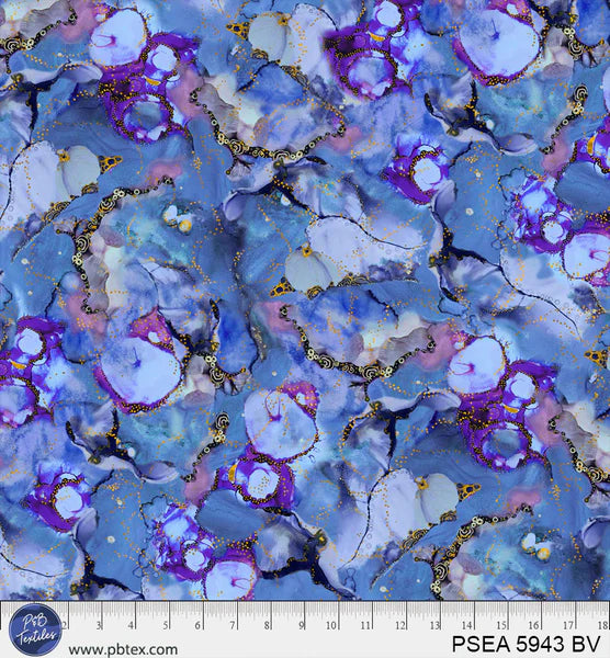1904 P&B Textiles Painted Sea Tonal Allover PSEA05943BV