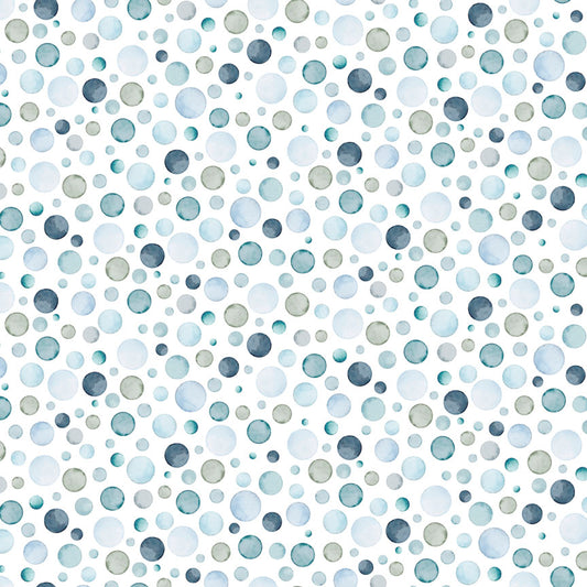 1919 P&B Textiles Let's Go On An Adventure Bubbled Dots LGOA05939BG