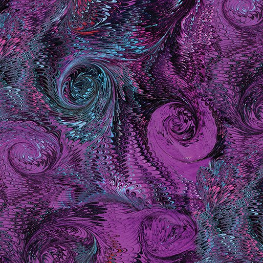 2100 Benartex Designer Fabrics Poured Color 2 Whirlwind Violet 13147-66