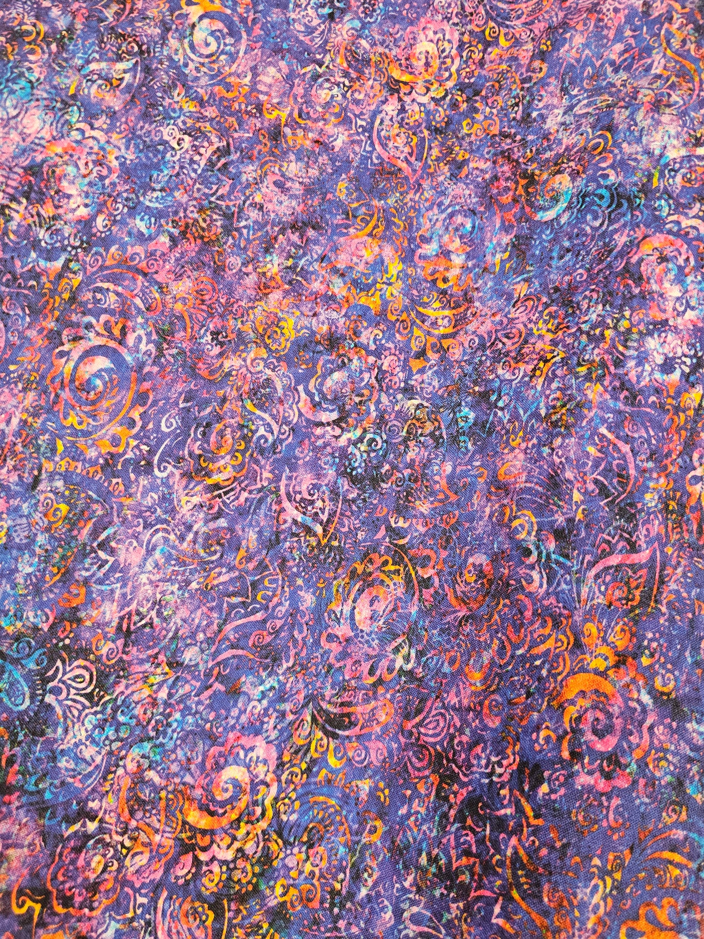 QT Fabrics Multi Colored (purple) by Dan Morris