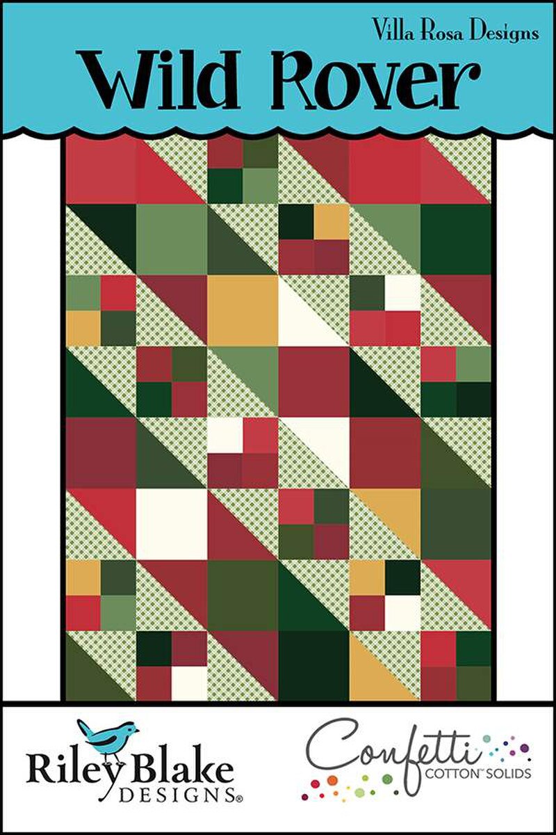 X2002 Wild Rover 54"x72" Quilt Pattern by Villa Rosa Designs