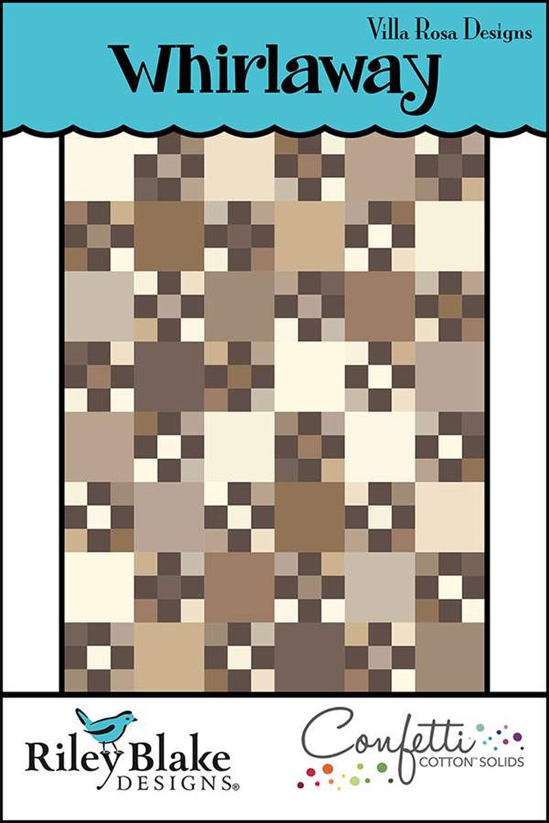 X2005 Whirlaway  54"x72"Quilt Pattern by Villa Rosa Designs
