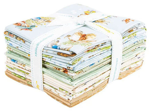 X2021 Riley Blake Designs Peter Rabbit & Benjamin Bunny Fat Quarter Bundle 15 pcs