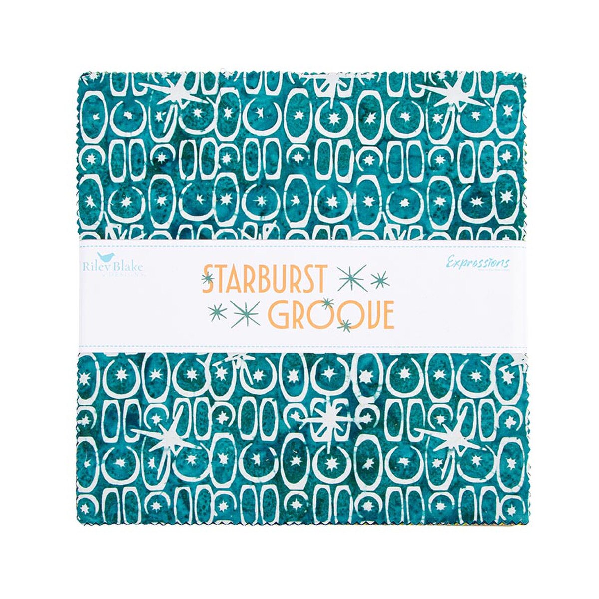 X2022 Riley Blake Designs Batiks Starburst Grove 10" Stacker 42 pieces