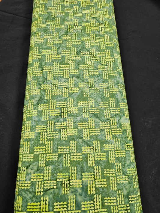 Banyan Batiks Kilts and Quilts Herring Bone Spring Leaf