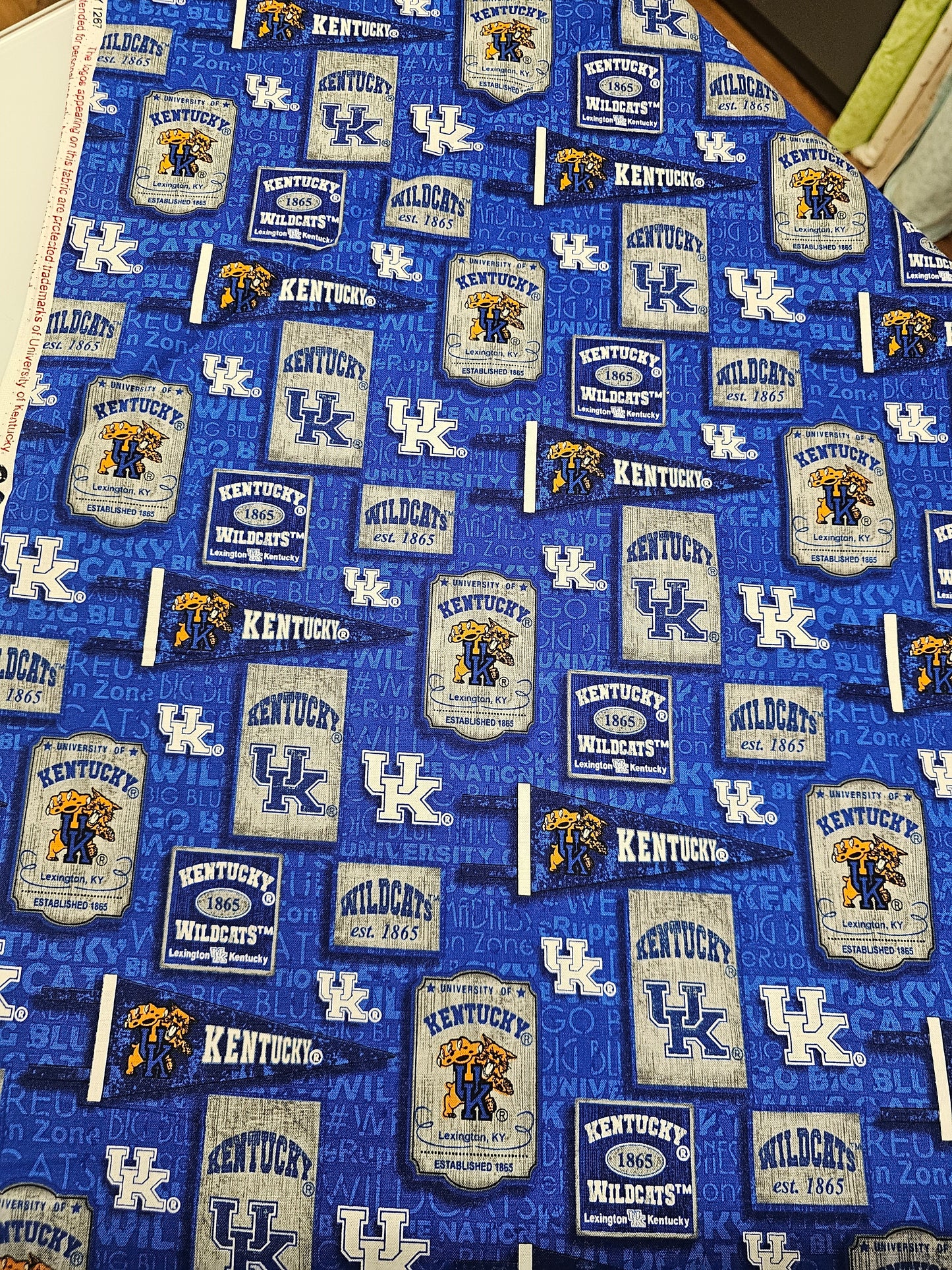 University of Kentucky Wildcats UK Blue