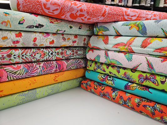 Free Spirit Tula Pink BUNDLE of 13 HALF YARD CUTS