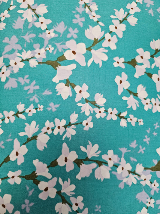 Mook Flowers on Emerald RS-23054-CT-35-23 Emerald