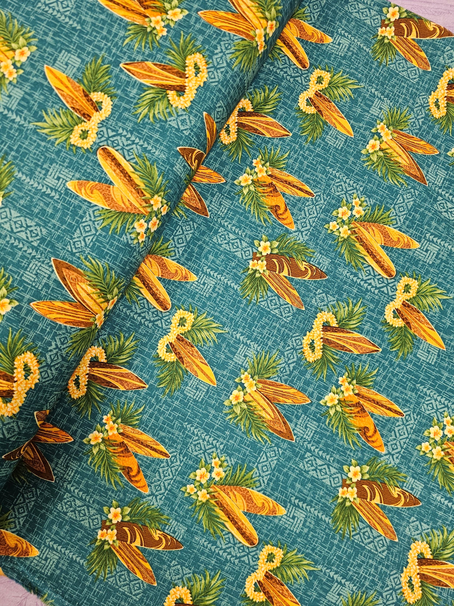Trans Pacific Textiles Big Surf Wednesday Jade 95944