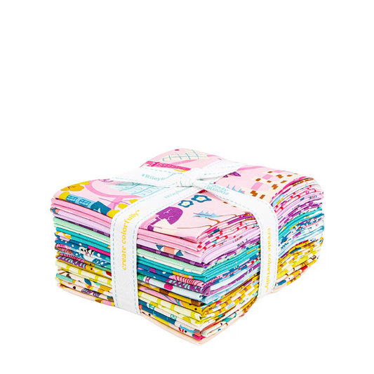 X2025 Riley Blake Designs The Genesis of a Journey Fat Quarter Bundle 15 pieces