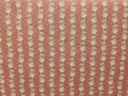 P&B Textiles Washington Street Studio Wildflower Small Stripe Pink Coral 04048-P