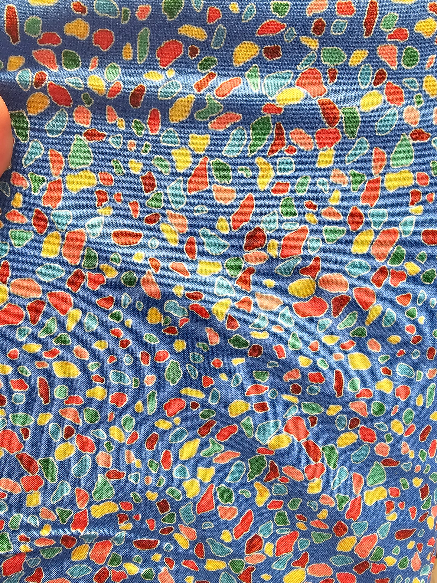 8099 Benartex Designer Fabrics Not Your Mama's Garden Stained Glass Marine 13626-53