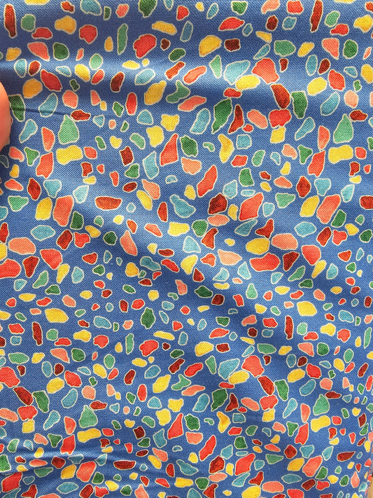 8099 Benartex Designer Fabrics Not Your Mama's Garden Stained Glass Marine 13626-53