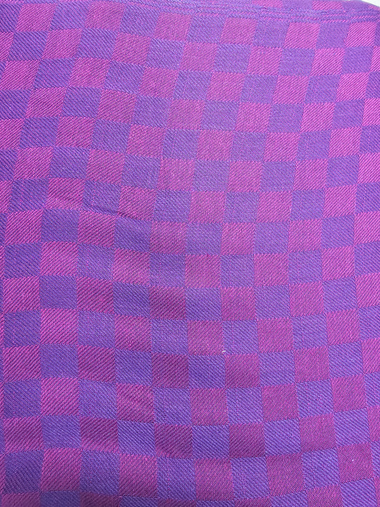 8123 Entwine by Giucy Giuce for Andover Fabrics Checkers Purple 43852