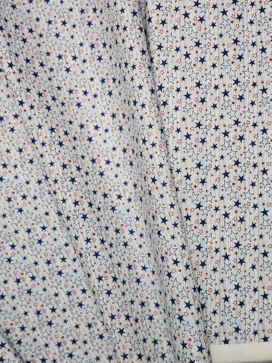 1057 Patriotic Tossed Multi Star Glitter