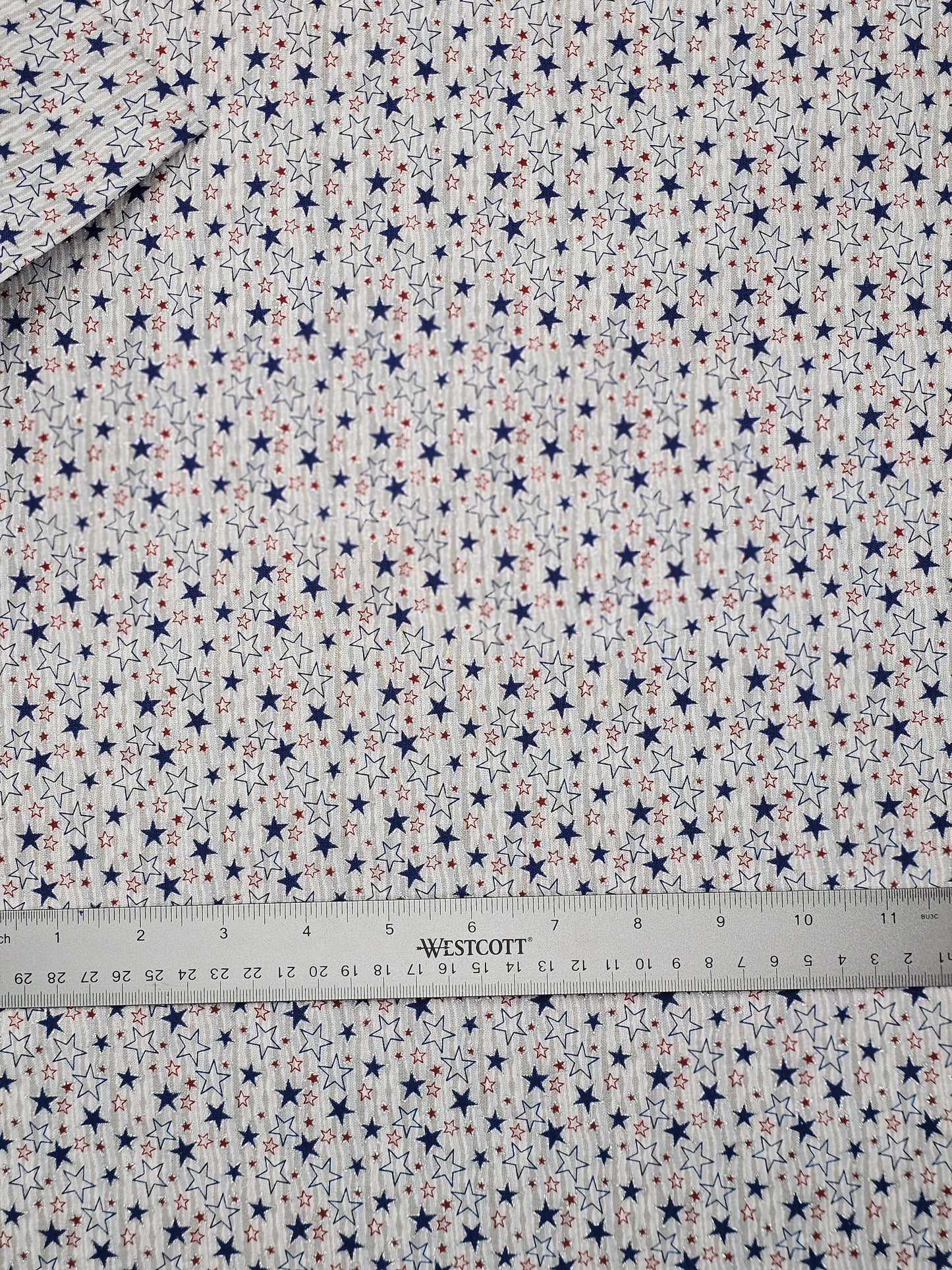 1057 Patriotic Tossed Multi Star Glitter