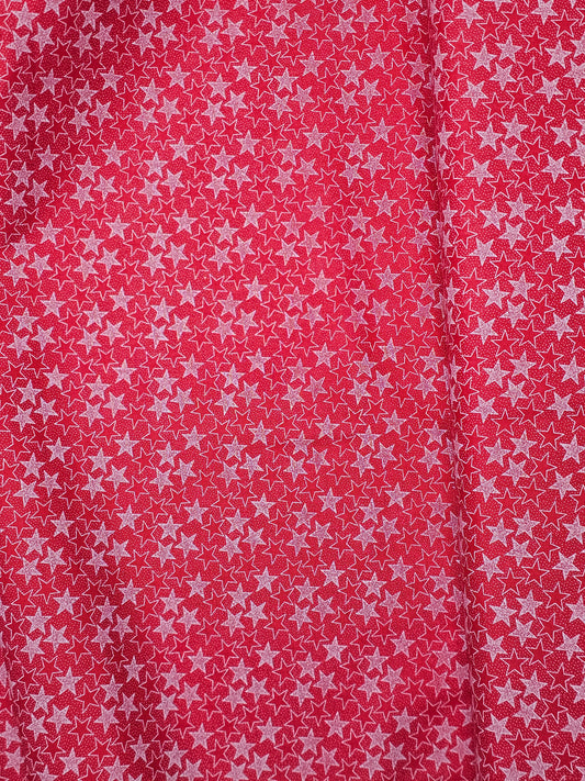 1067 Patriotic Dot Stars Red