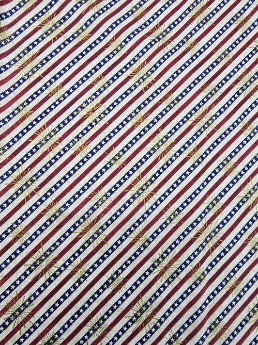 1072 Patriotic Stripe Metallic