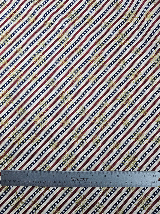 8780 Patriotic Stripe Metallic