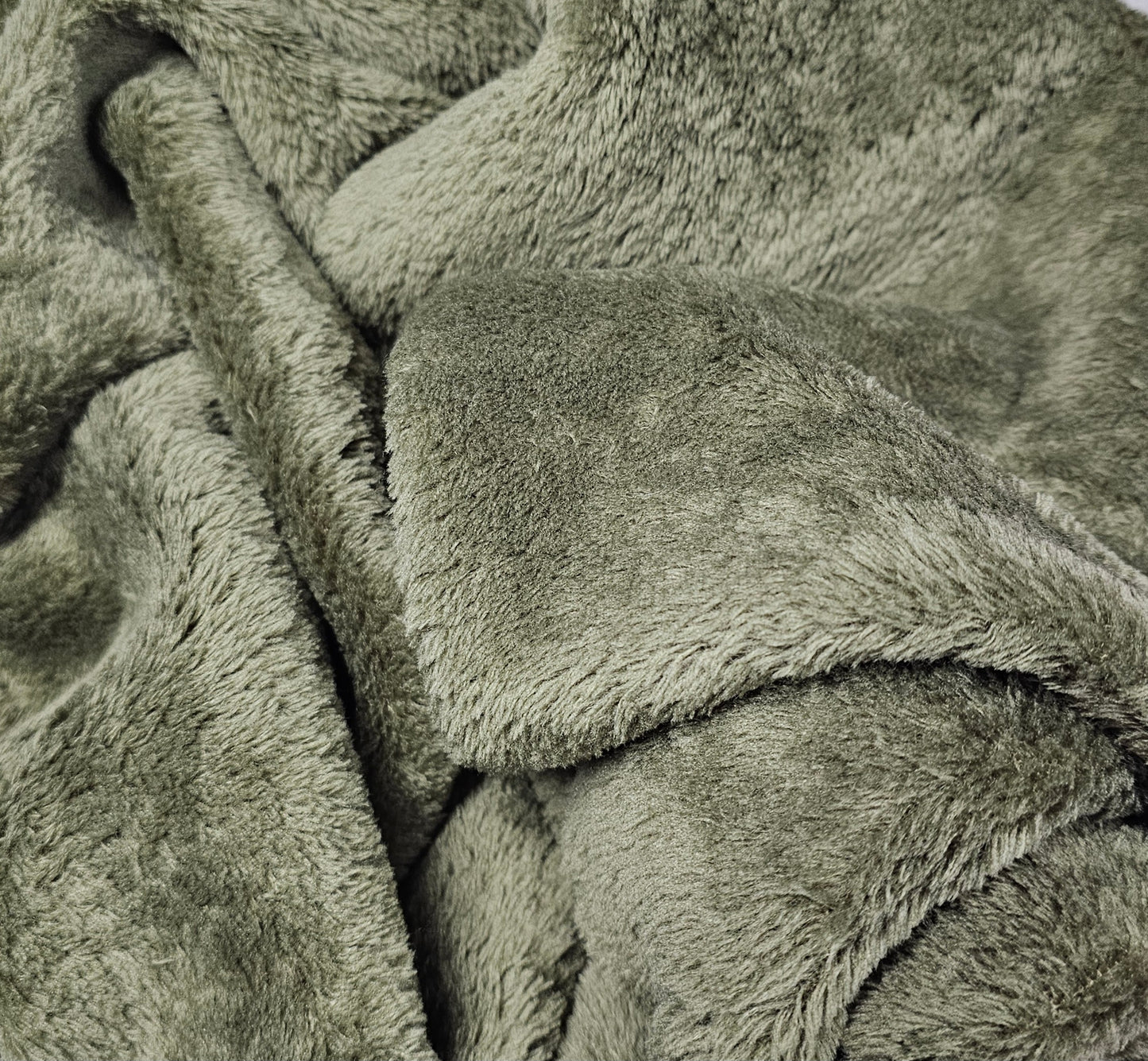 5015 POLARTEC HIGH LOFT FLEECE 100% POLYESTER in HUNTER GREEN