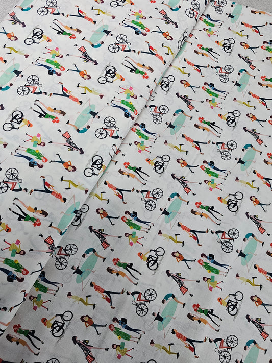 1412 Stof France Montmartre 2 Bicycles