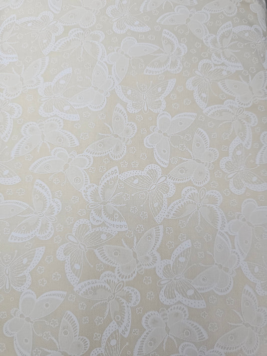 1438 Timeless Treasures Fabrics C6565-Tea Butterflies