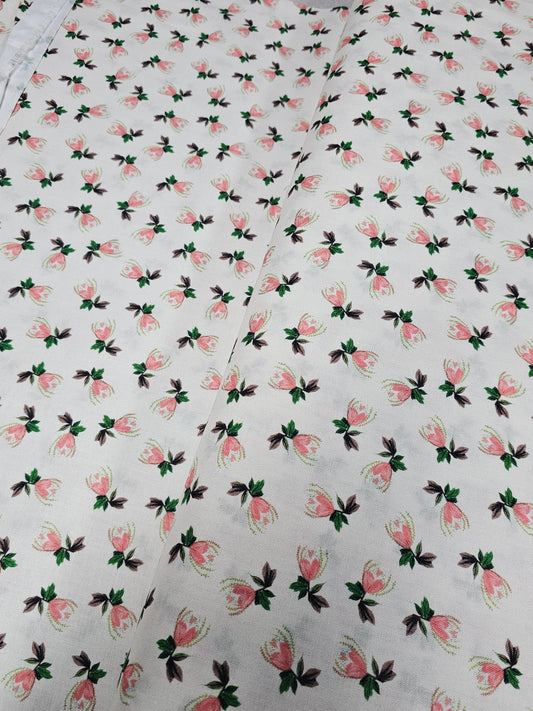 1620 Benartex Designer Fabrics Be The Light Whimsical Floral Light Rose and Cream 12996-01